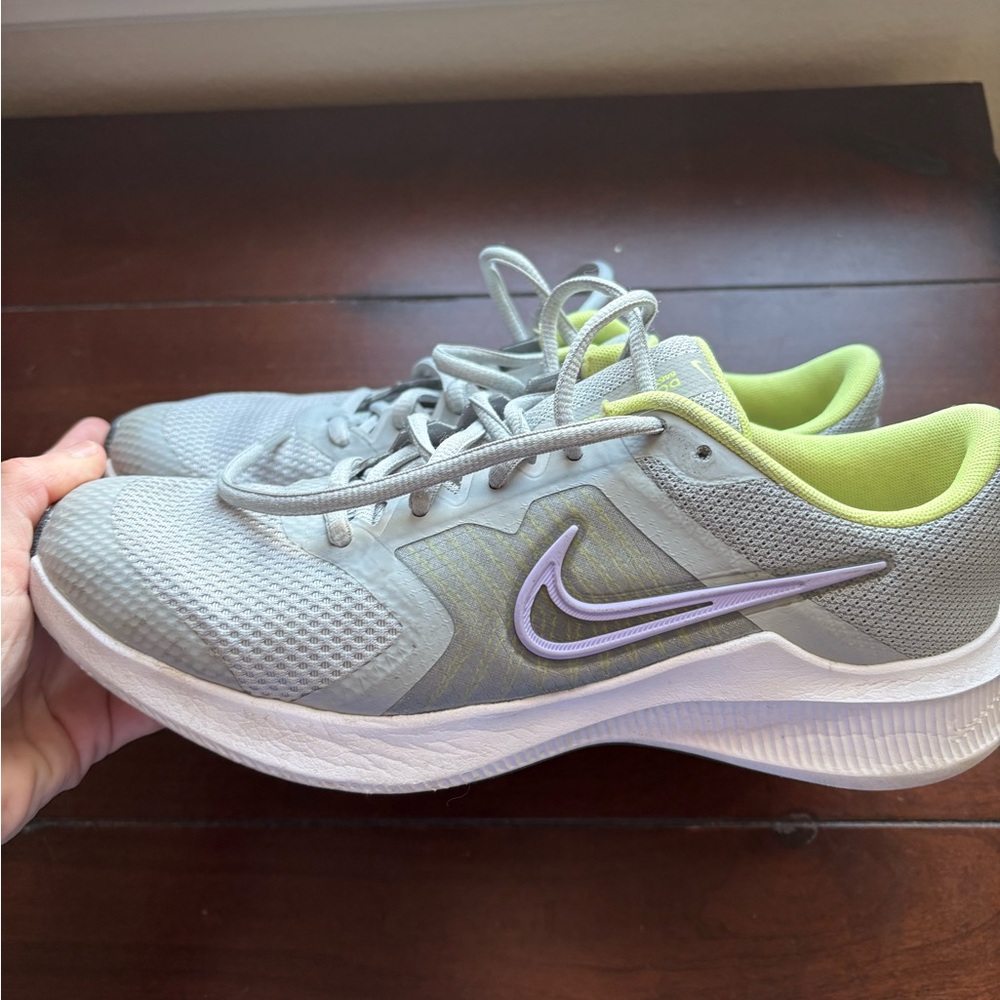Nike Gray and Purple Sneakers